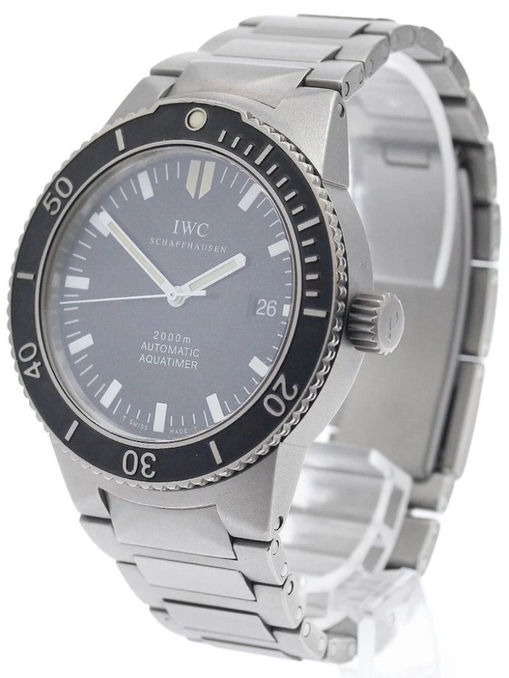 IWC SCHAFFHAUSEN GST aqua timer Date Automatic Men's Watch_939753